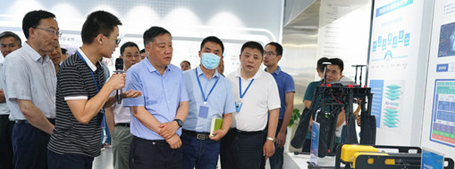 安徽省生態(tài)環(huán)境廳黨組書記、廳長賀澤群帶隊到中水三立調(diào)研指導